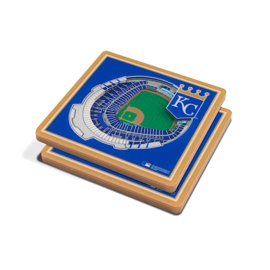 MLB 3D StadiumView Coasters By Youthefan in Kansas City Royals | 4" x 4" | Michaels®